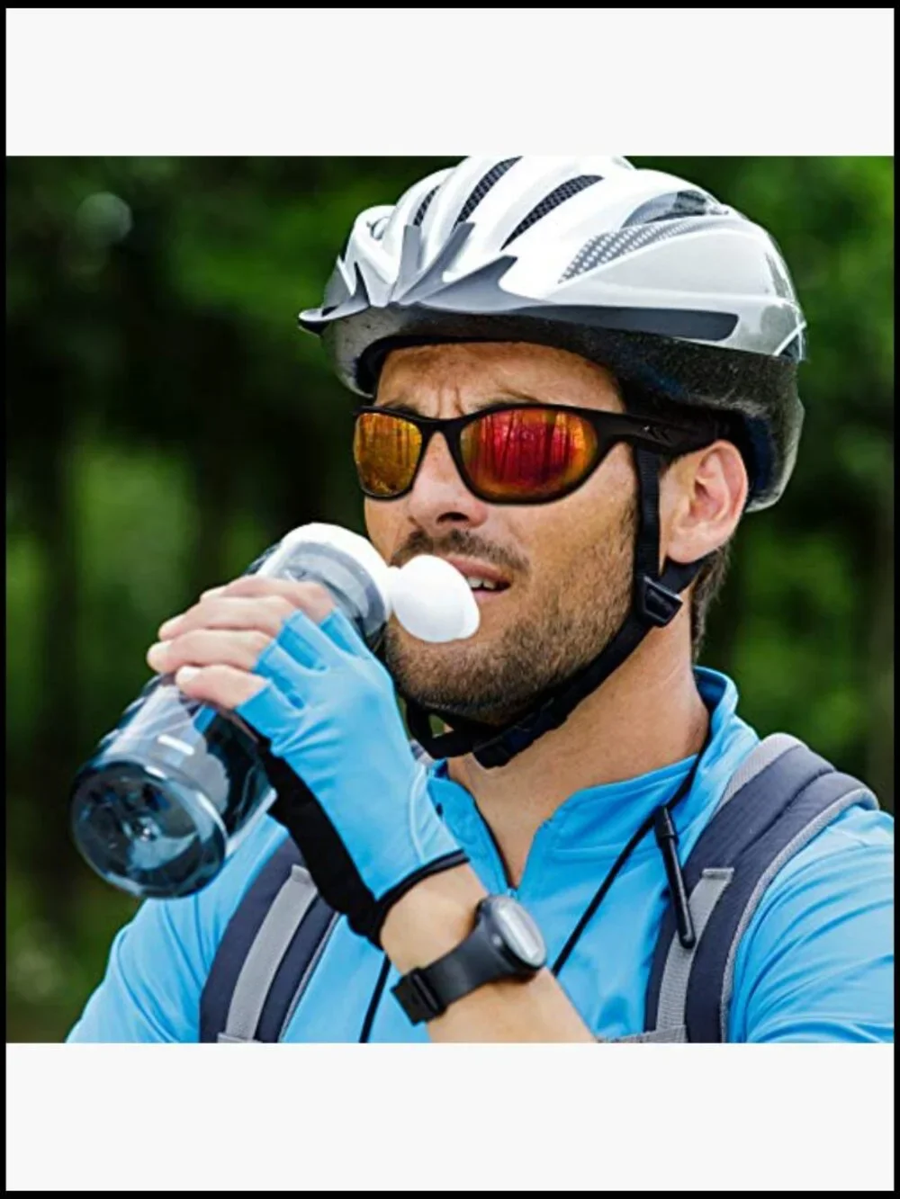 Polarized Sports Wrap Sunglasses UV Protection Fishing Running Golf